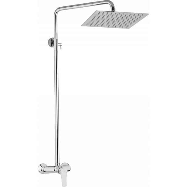 JB Sanitary Sprchová sestava s baterií DOKA s horním vývodem, 30x30cm SK 61 000 00 2