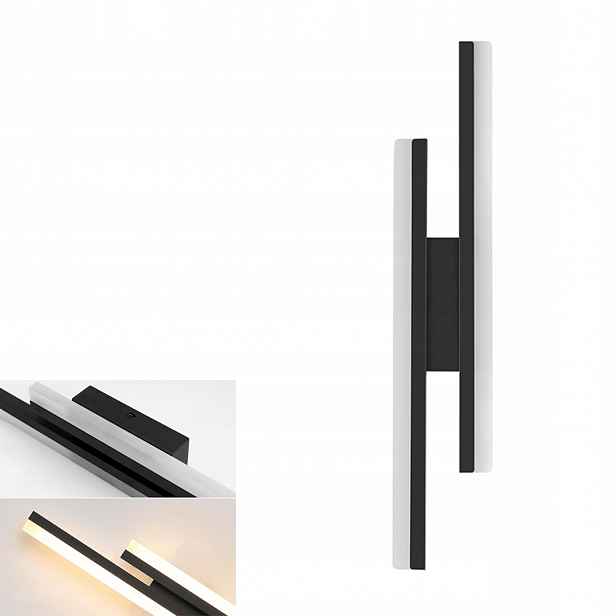 Nástěnné Svítidlo Led Lampa Černá Loft Moderní Do Obývacího Pokoje 16W Teplá Barva