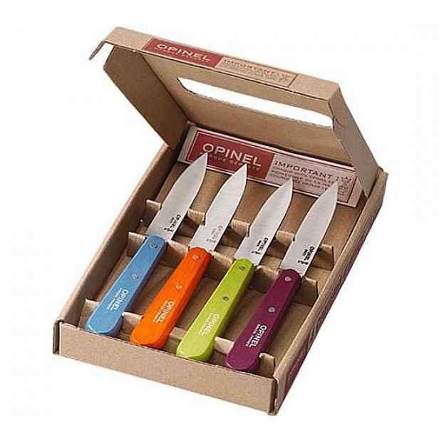 Sada nožů Opinel Les Essentiels Sweet Pop colours, 4 ks