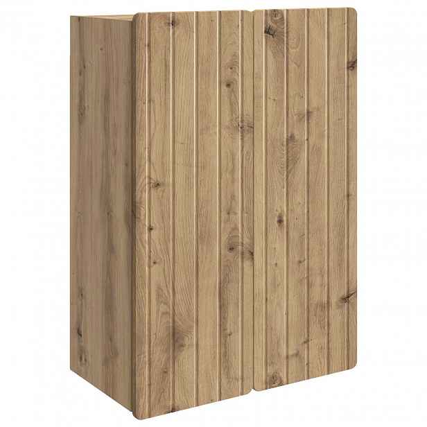 vidaXL Nástěnná skříň 66 x 34,5 x 92 cm Kompozitní dřevo Dub artisan