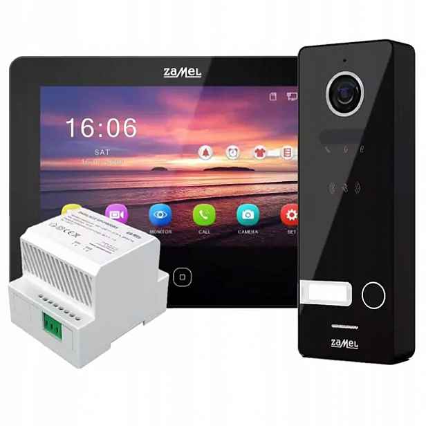Videodomofon s Rfid WiFi šifrovačem Tuya NaviHome Zamel VP-209ICSPB-B