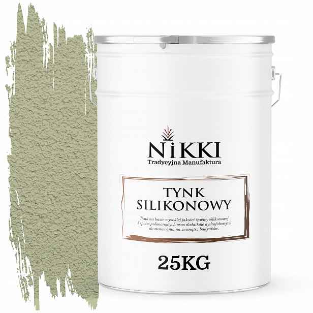 Silikonová Fasádní Omítka Zelená Světlá F483 25 Kg Beránek Granulace 3.0 mm