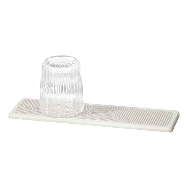 Béžová z křemeliny odkapávací podložka na nádobí 30x8 cm Damon – Wenko