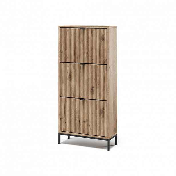 Vicco BOTNÍK NA BOTY Eliza Dub Viking 60 x 130 cm se 3 sklopnými zásuvkami