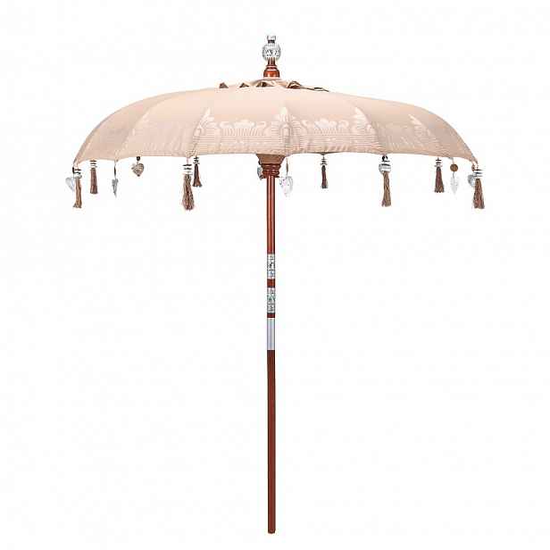 Butlers ORIENTAL LOUNGE Slunečník 180 cm - béžová