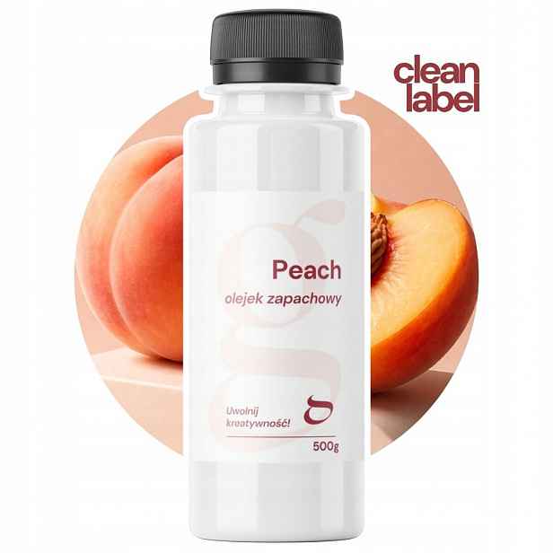 Broskvový vonný olej Peach pro mýdlové svíčky a koupelové kuličky 500 g