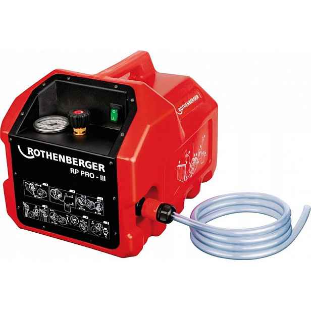 Elektrická kontrolní pumpa Rp Pro III 40 bar 61185 Rothenberger