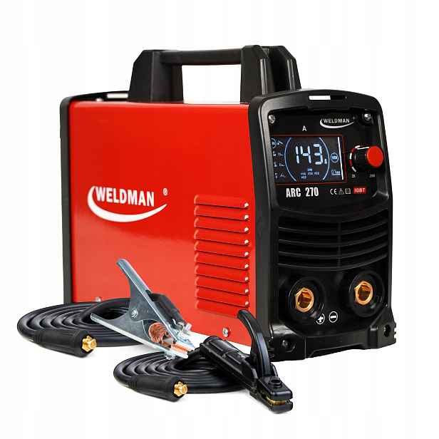 Elektrodová Svářečka Weldman Arc 270 LCD Synergie 260A 230V Mma Tig Lift