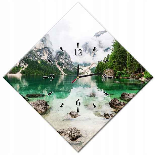 Hodiny 56x56 Horské jezero