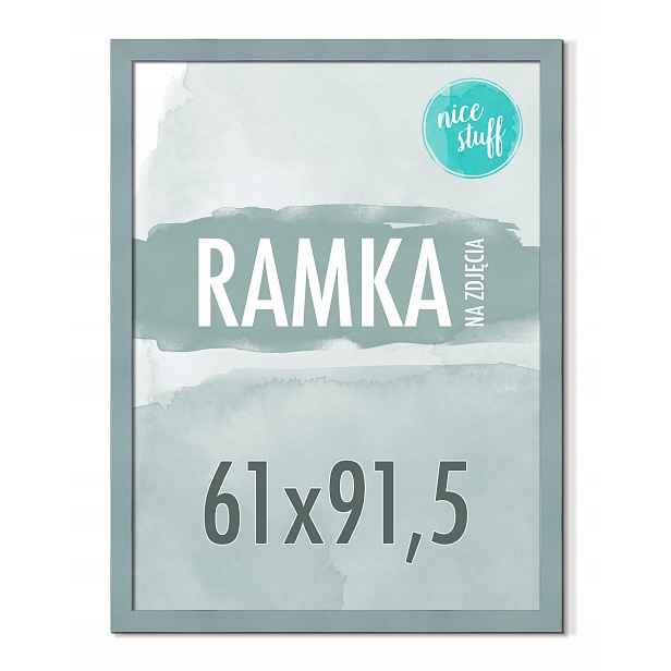 Rámeček 61x91,5 Rámeček Na Fotografie 91,5x61 Fotorámečky Šedo-modrý