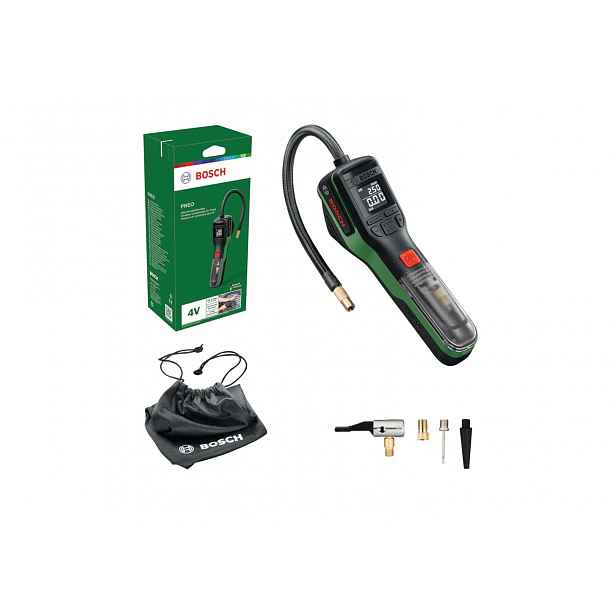 Bosch - 3,6V AKU hustilka pneumatik PNEO, USB kabel 0603947500