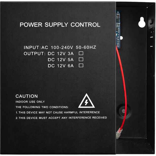 Regulátor Napájecího Zdroje Regulátor 230V Ac Na 12V DC 5A Pro Elektrozámek