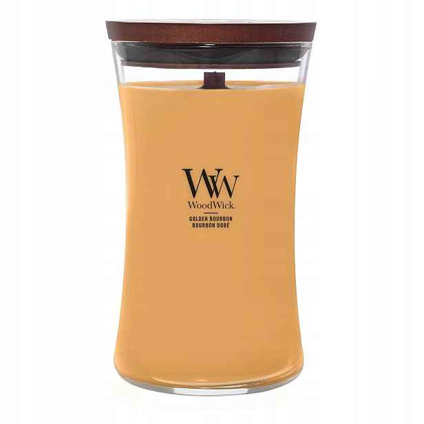WoodWick Velká vonná svíčka Golden Bourbon