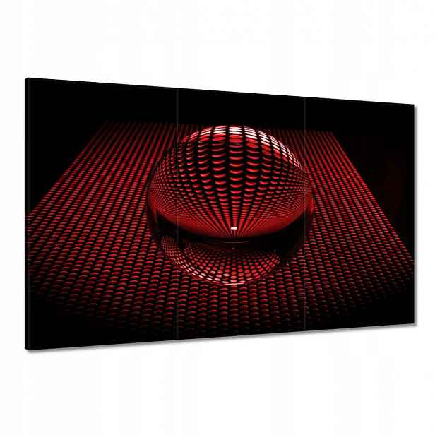 Obrazy 120x80 Červená koule Disco