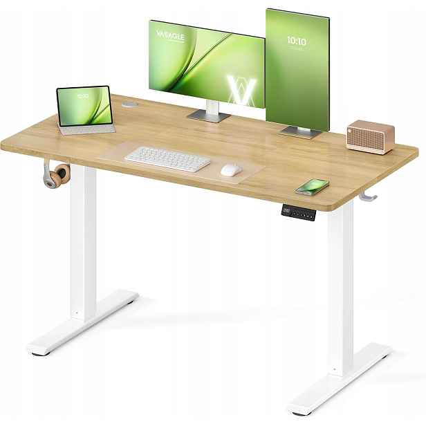 Vasagle Elektrický psací stůl s nastavitelnou výškou, 120 x 60 x 72-120 cm
