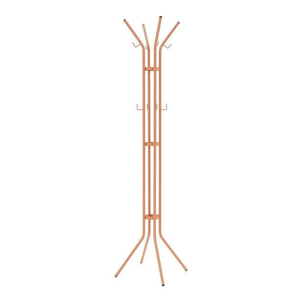 Kovový věšák v lososové barvě ø 40x170 cm Jessy – Spinder Design