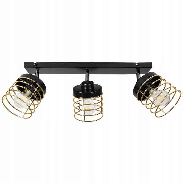 Závěsná Stropní Lampa Lustr Zlatý Stropní Svítidlo Led