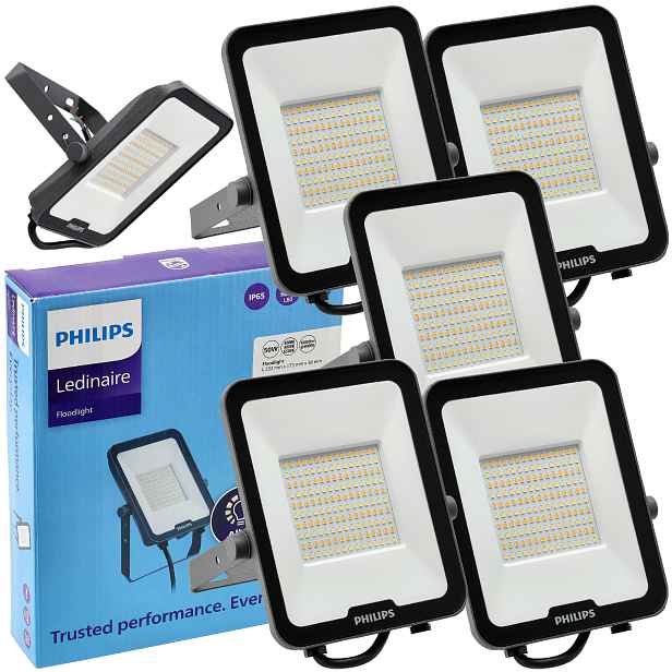 Philips Led reflektor 50W 6000lm Cct IP65 Lampa Ledinaire Venkovní x5