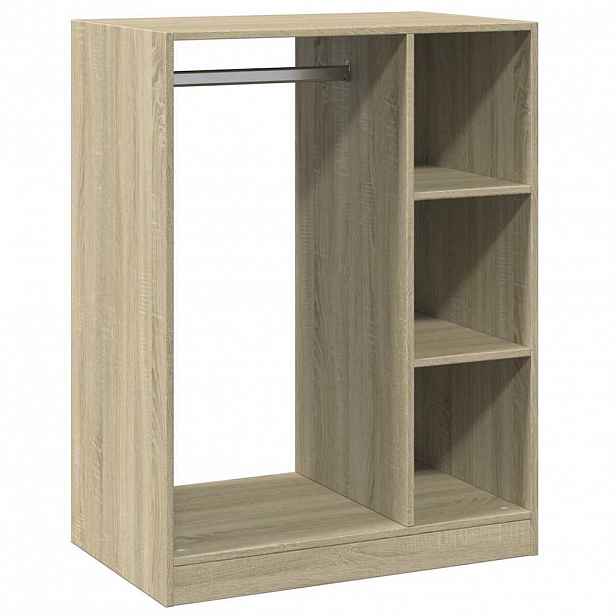 vidaXL Šatní skříň dub sonoma 77 x 48 x 102 cm kompozitní dřevo