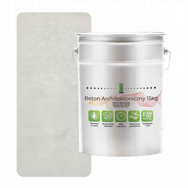 Bílý vnitřní architektonický beton 15 kg F101 Loftový efekt