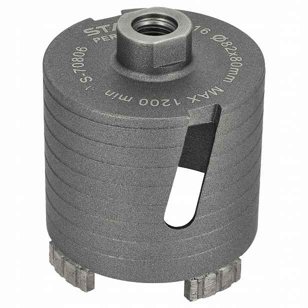 Korunkový Vrták Děrovačka Na Betonu 82 X 80 MM Turbo Segment Stalco