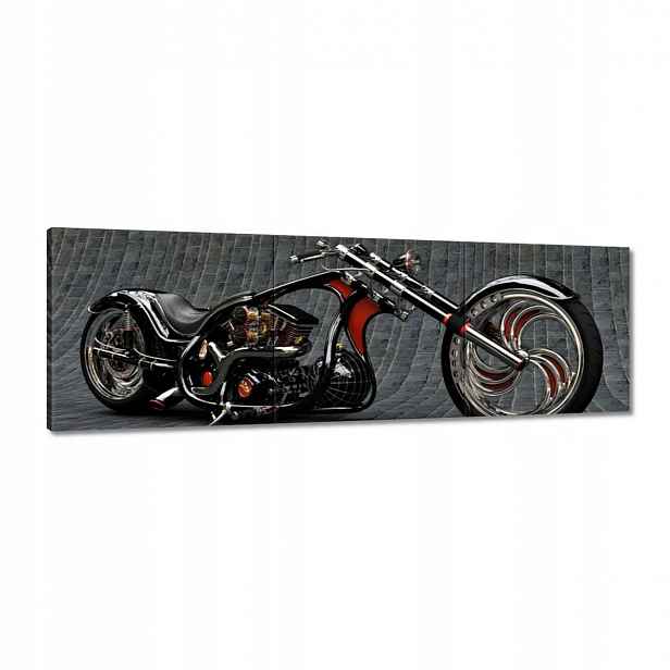 Obrazy 120x40 Chopper Motocykl Motor