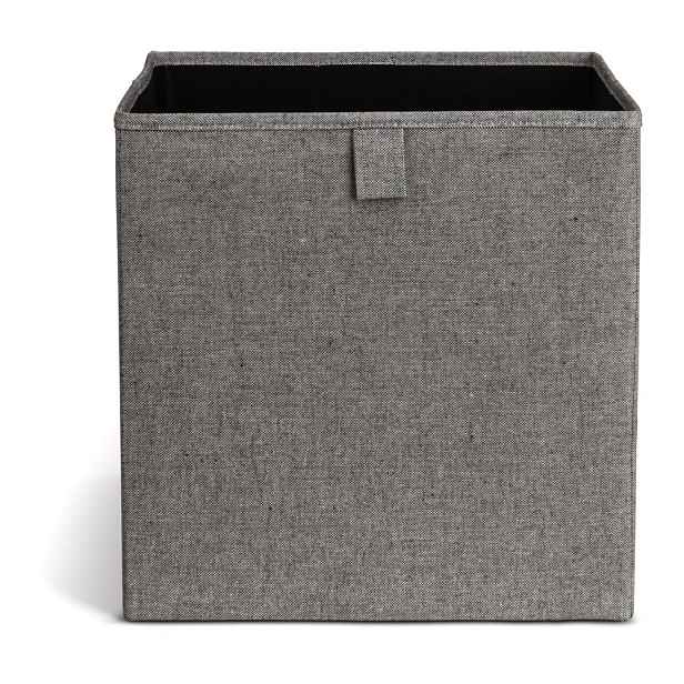 Šedý látkový úložný box 32x31,5x31,5 cm Soft Storage Cube – Bigso