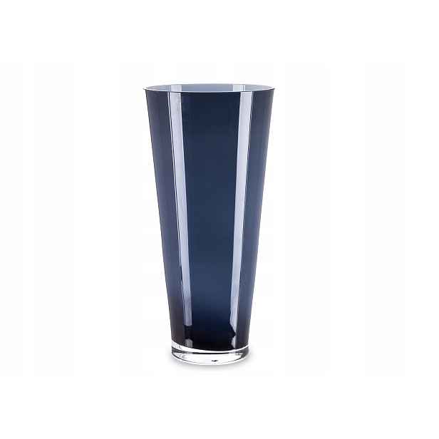 Skleněná váza vysoká 32 cm modrá AP162965