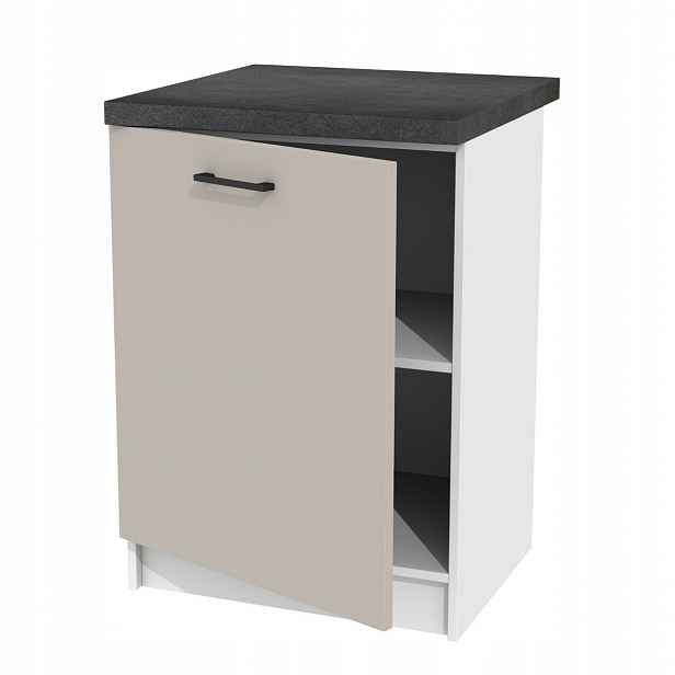 Spodní kuchyňská skříňka Kaszmir 60 cm pro sestavy s pracovní deskou District Dark