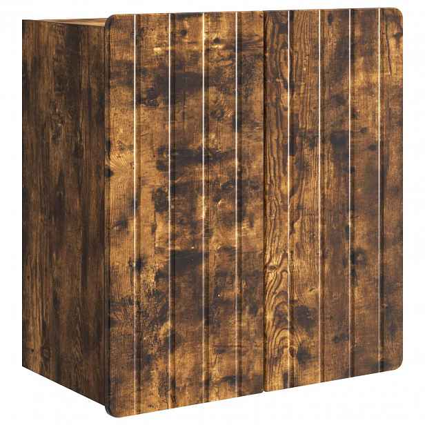 vidaXL Nástěnná skříň Kouřový dub 59 x 31 x 64 cm Kompozitní dřevo