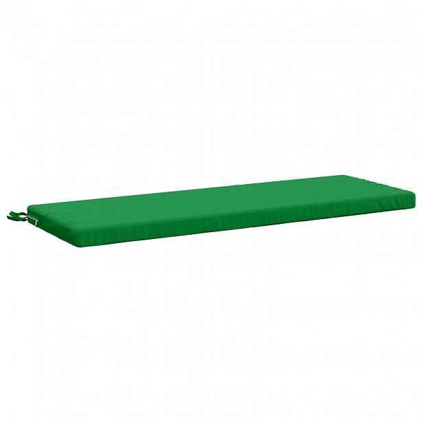 vidaXL Polštář na lavici SOEST 100% polyester Zelená 100 x 40 x 5 cm
