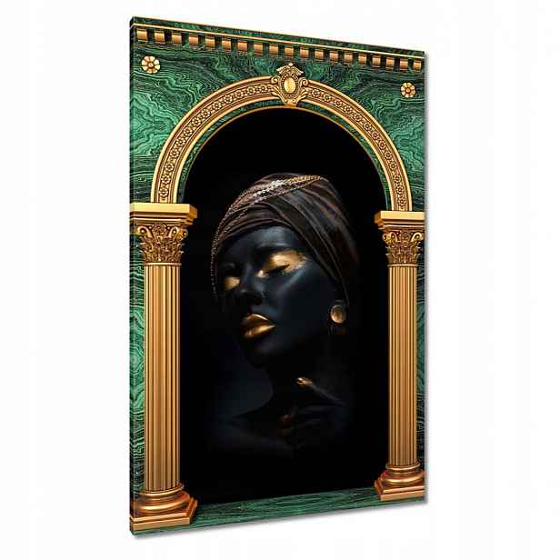 Obrazy 80x120 Zlatý Make-up