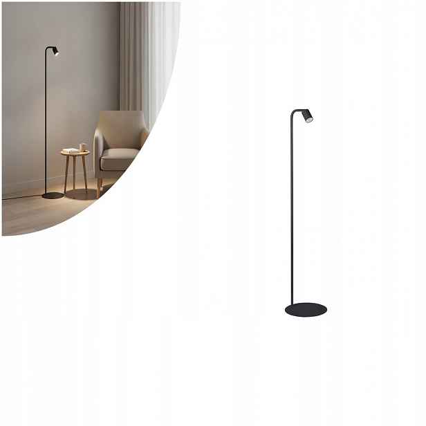 Černá podlahová lampa Nex loft do kanceláře ve stylu Tk Lighting