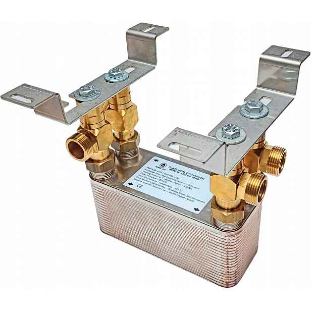 Výměník tepla s nástěnným držákem Nordic Tec Ba-16-40 40 desek 1''