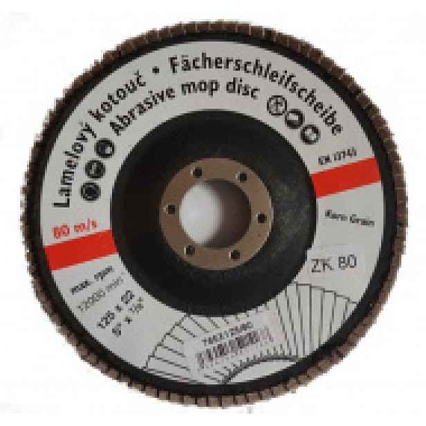 Kotouč brusný lamelový 125 mm P80