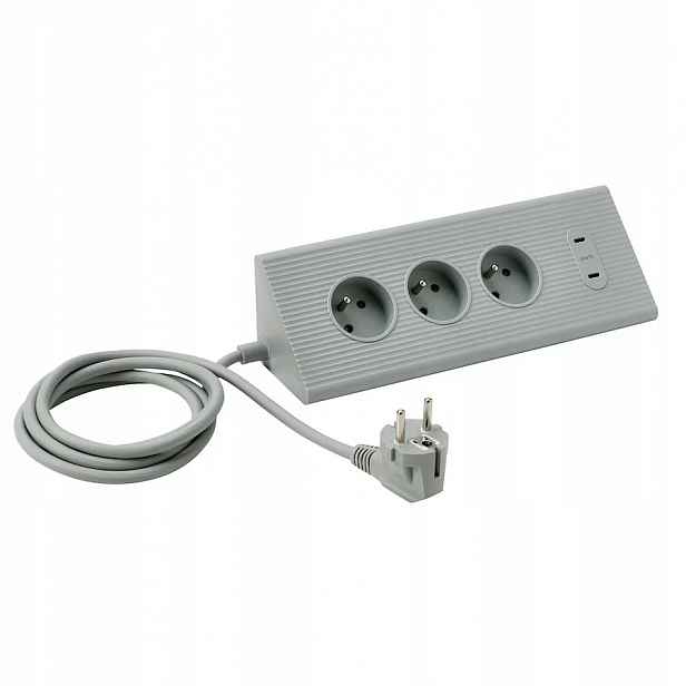 Ikea Skotat Prodlužovací Kabel, zelený, 1.8 m, Usb-c 45W a 22W
