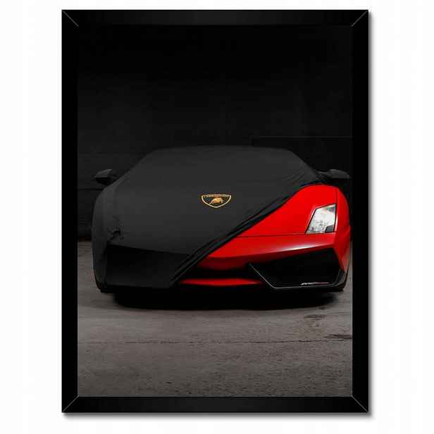 Plakáty v rámu 30x40 Červené sportovní auto