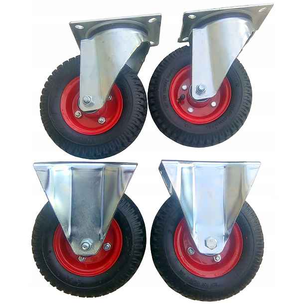 sada 4 ks nafukovacích kol 220 mm kolečko