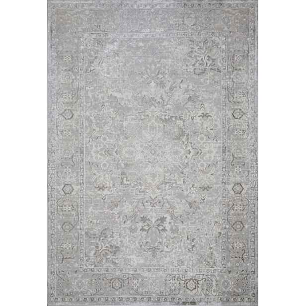 Koberec 80x150 Elba 4 Ornament světle ocelový