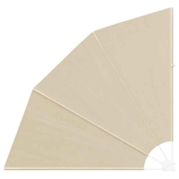 vidaXL Zástěna na balkon 140 x 140 cm Polyester Béžová