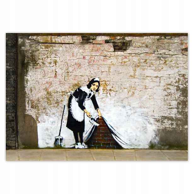 Fototapety 208x146 Banksy Pokojovka Grafiti