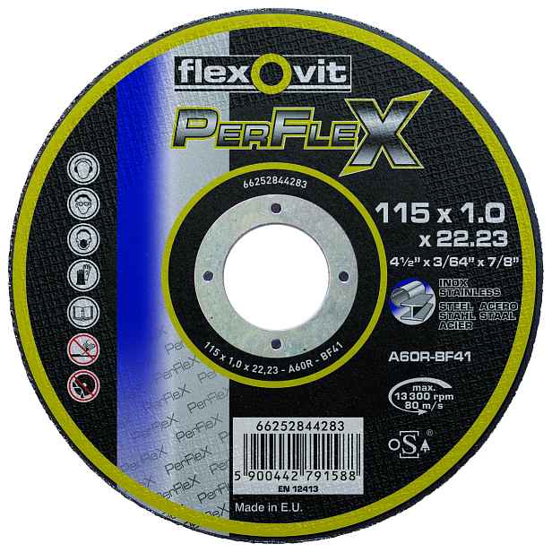 Kotouč řezný Flexovit PerFlex A60R-BF41 115×22,23 mm