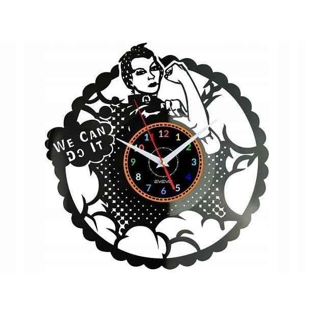 Rosie The Riveter Nápad na Dárek Nástěnná Dekorace z vinylové desky
