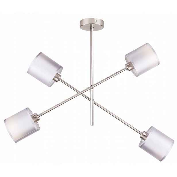Saténové závěsné svítidlo 4X40W E14 Sax Candellux
