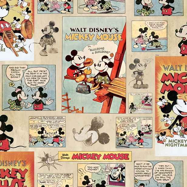 Tapeta Komiks Mickey Mouse Mini Vintage Mickey Disn