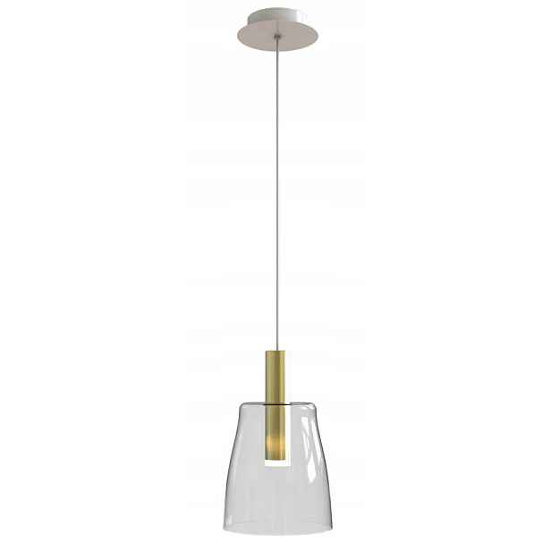 Závěsné svítidlo Candellux Modena Led 5W zlatá-průhledná 260lm
