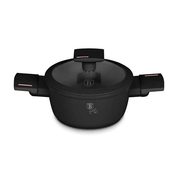 BERLINGERHAUS Kastrol s titanovým povrchem a poklicí pro děti 14 cm Monaco Collection BH-8285