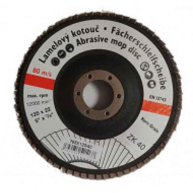 Kotouč brusný lamelový 125 mm P40