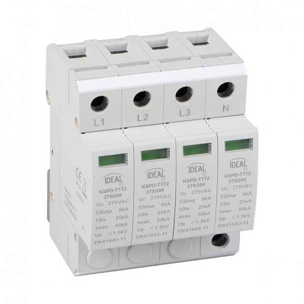 Omezovač přepětí 3PN KSPD-T1T2 275/200 Kanlux