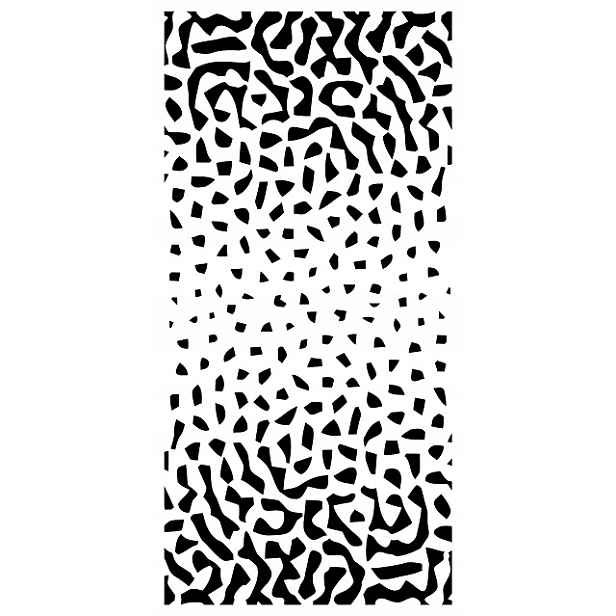 Omítací Šablona LuxBud Panel 4 pro ozdobné omítky 92 cm Dekor 3D Zeď
